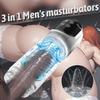 Automatic Male Masturbator Penis Pump Stimulator with 4 Pumps and 7 Suction Cups Pocket Masturbator Male Penis Sex Toys