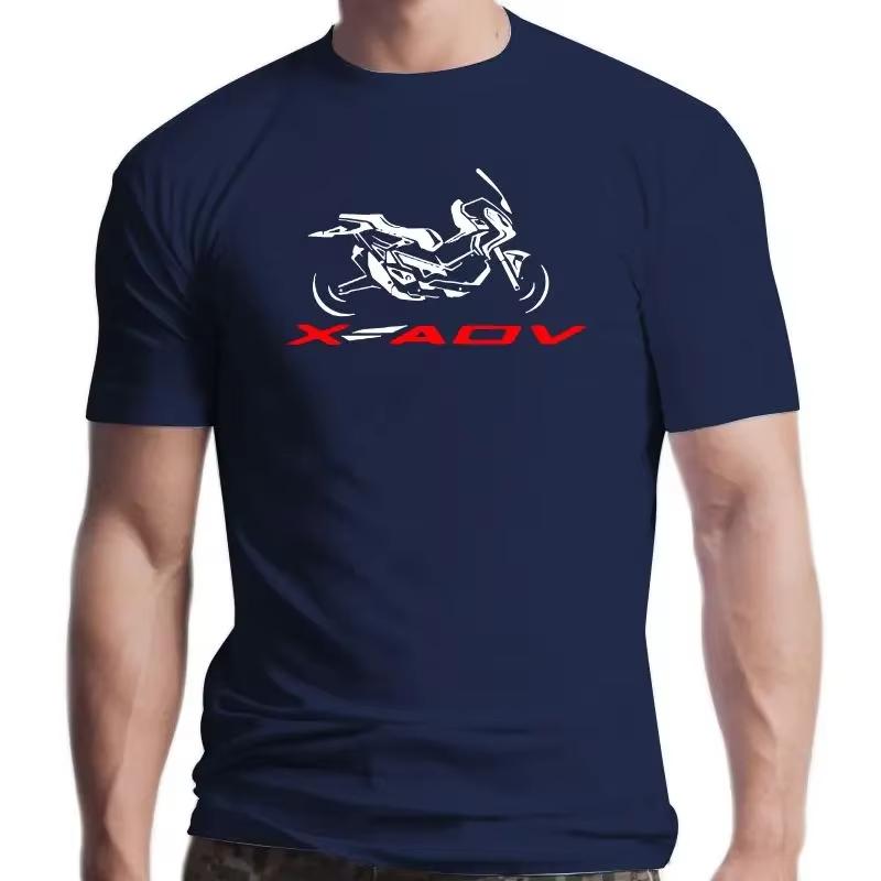 N2024 Short Sleeve Print Men Tee Shi New Japan Motorcycle T-Shirt for Bike Hon X Adv Tshirt Motorcycle Moto Scooter X-Advme