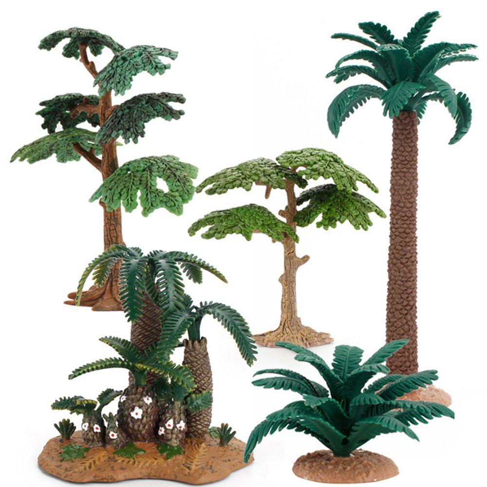 Layout Accessories Dollhouse Ornament Jurassic Period Plants Miniature Trees Bush Scene Model Fairy Garden Decoration