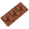6 Cavity Star Lollipop Mold Chocolate Candy Jelly Cake Cupcake Tops Biscuits Baking Mould