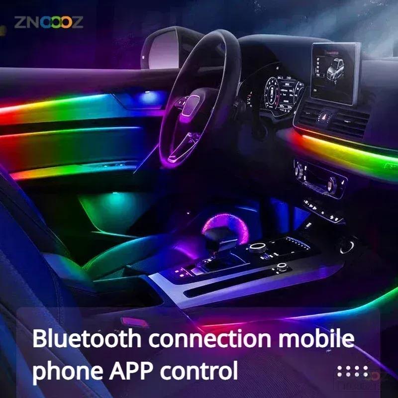 RGB 22-в-1 Акриловые салонные светодиодные ленты для автомобиля Для BMW M1 M2 M3 M4 M5 M6 M7 M8 X1M X2M X3M X4M X5M X6M X7M X5 Аксессуары