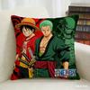 Наволочка с принтом персонажа из аниме One Piece, любимого фанатами. Декоративная наволочка для спальни, гостиной и энтузиастов аниме