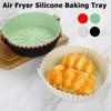 Silicone Basket Pot Tray Air Fryer Liner For Air Fryer Reusable Container Accessories Pan Cake Baking Mold Air Fryer Pan Liner