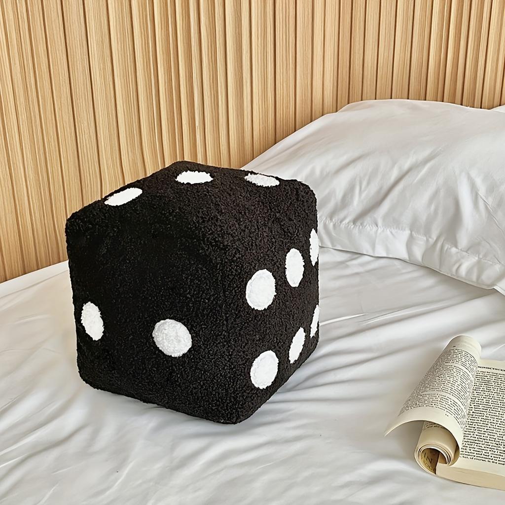 1pc Soft Throw Pillow 1pc Soft Decorative Dice Throw Pillow, Suitable for Living Room and Bedroom Couch, Home Decor Room Decoration, Removable