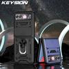 KEYSION Противоударный защитный чехол для Motorola Razr 40 5G, защитное кольцо для объектива камеры, чехол-подставка для телефона, чехол для MOTO Razr 40 Ultra
