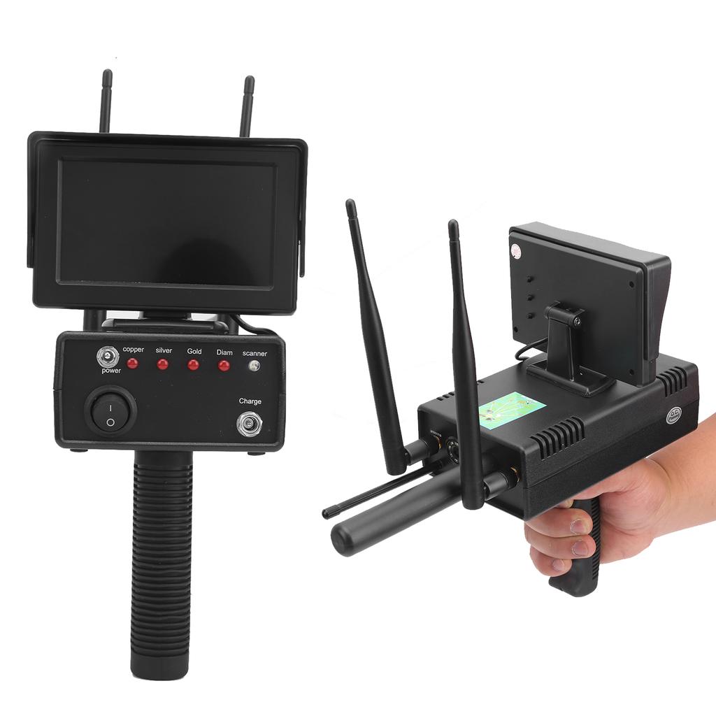 Long Range Underground Metal Finder Gold Silver Copper Gems Detector Treasure Pinpointer Electric