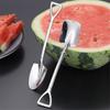 Tableware Ice Cream Spoon Watermelon Spoon Dessert Spoon Coffee Spoon Retro Shovel Stainless Steel