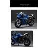 1/12 YAMAHA R1 Мотоцикл Сплав Игрушки-машинки Металлические литые модели Мотоциклы Модель со светом и звуком Транспортное средство для детей Подарки M33