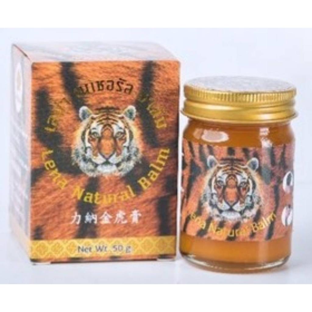 Травяной бальзам Tiger Lena, натуральный теплый массаж, облегчение боли в мышцах, 50 г