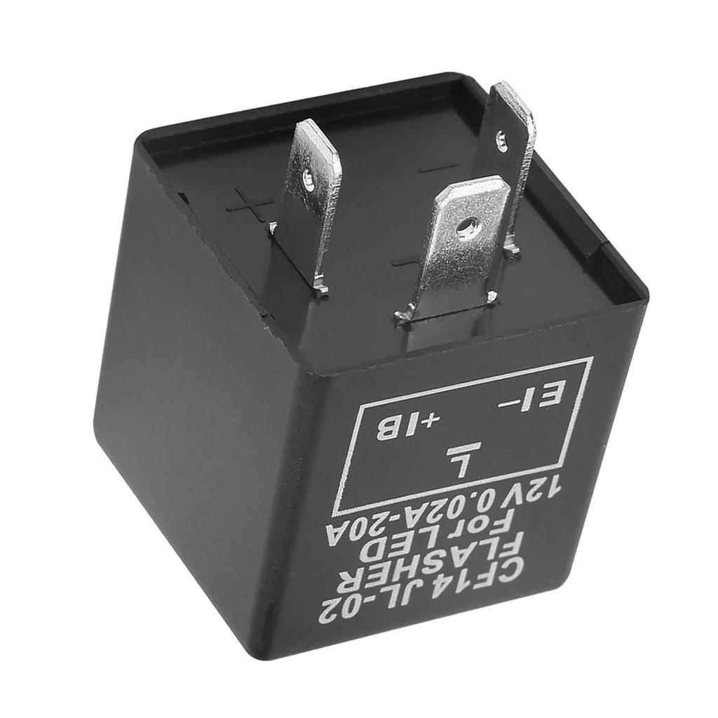 CF14 JL-02 3-контактный светодиодный мигающий реле-прерыватель для указателей поворота, устранение гипермигания, 12 В