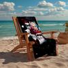 Ultra-Soft Beach Towel with Harley Quinn Theme,Ideal for Pool - Camping, Diving - Perfect Travel Essential, Vibrant Beach Towel.