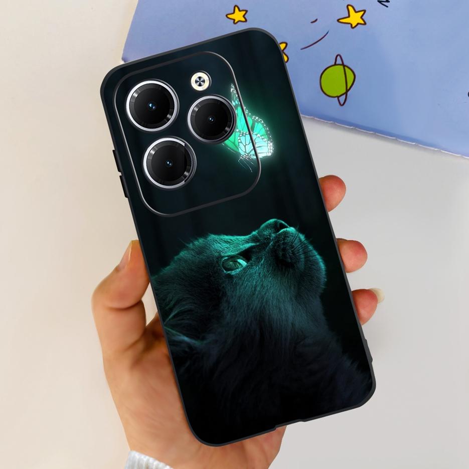Чехол для Infinix Hot 40 Pro X6837 Милый Модный Чехол Мягкий Силиконовый Чехол для Телефона Для Infinix Hot 40i Hot40 Pro Hot40i Чехлы Бампер