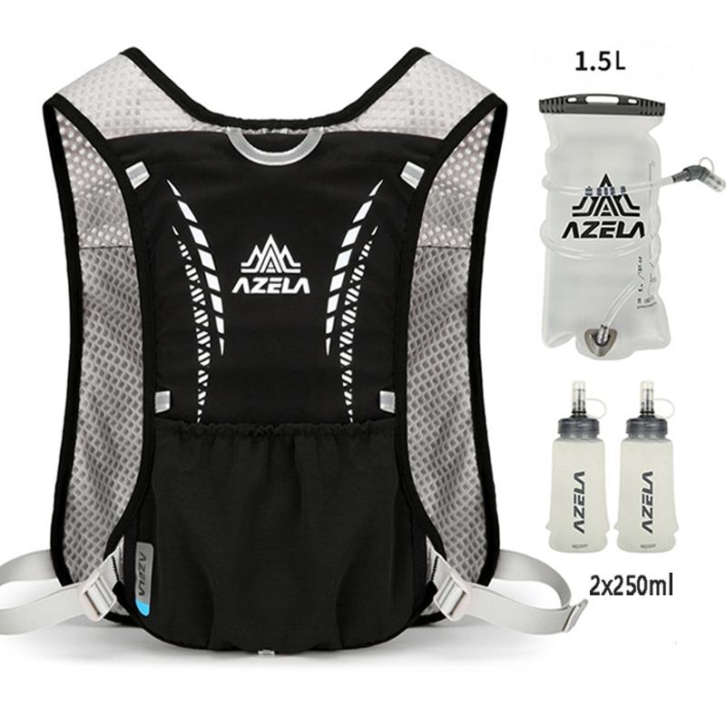 Outdoor Trail Running Backpack Ultralight Women Men Running Race Hydration Vest Marathon Bicycle Bag for Marathon Hiking Cycling