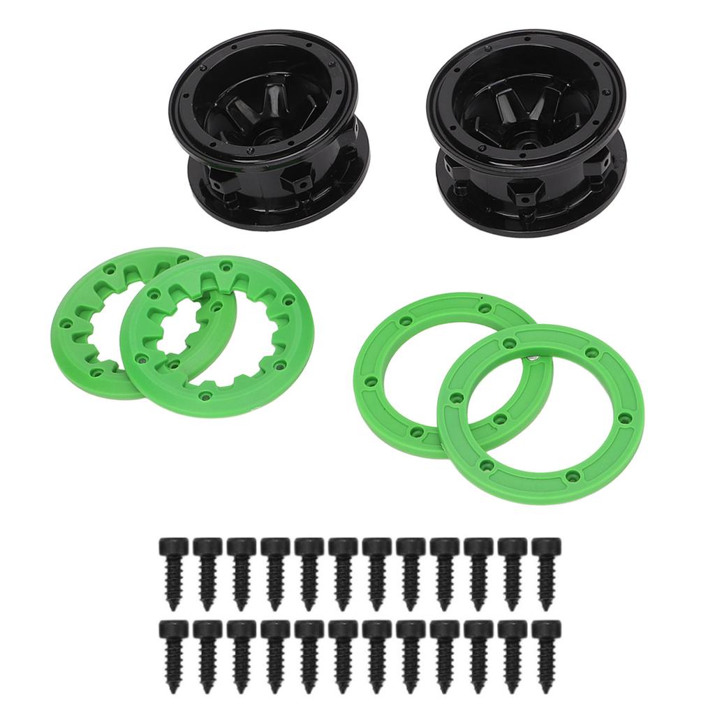 2 Sets RC Vehicle Tires Hubs Desert Off Road Vehicle Hex Wheel Hubs for ZD Racing DBX 10