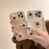 Осень и зима плюшевый чехол для мобильного телефона Apple 17 iPhone16promax цветок 15 милый 14 защитный чехол