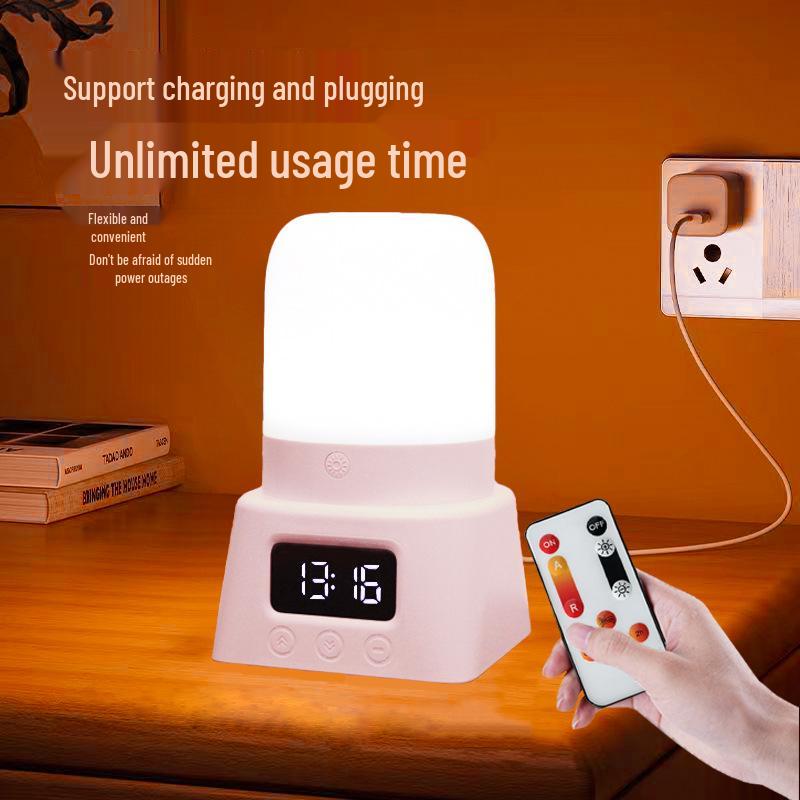 Красная светодиодная лампа 670 нм - с USB-зарядкой, сенсорным диммированием, для сна, йоги и релаксации