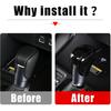 Shift Knob Fit for Honda HR-V Vezel ZR-V WR-V 2021 2022 2023 2024 Car Interior Gear Lever Cover Shifter Gear Shift Knob Gear Head Cover Sticker