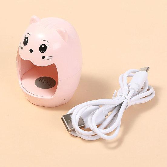 Мультяшная лампа для ногтей, мини-портативная 6 Вт, 3 светодиода, питание от USB, гель-лак для сушки, УФ-светодиодный светильник для ногтей, маникюрная сушилка, инструменты для дизайна ногтей