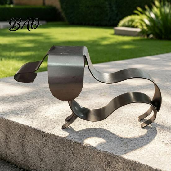 Подарок любителю такс, деревенская металлическая садовая статуэтка, 3D-скульптура, погодоустойчивая, уникальный подарок на день рождения, декор для патио, газона, двора, крыльца, стола, Подарки
