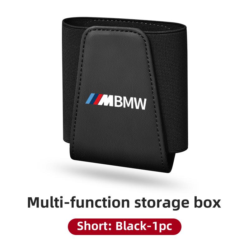 BAAM1 2025 Hot Car Accessories Side Door Seat Back Organizer Box Leather Storage Bags For BMW Motorsport F11 G11 F10 F30 G08 G28 G20 G