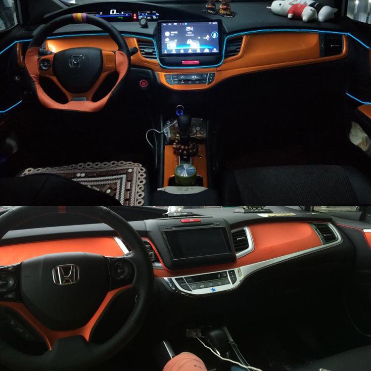 Jade Interior Carbon Fiber Console & Gear Stickers for Car Protection