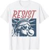 Equality Protest T-Shirt Featuring Statue of Liberty Design