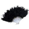 1PC Dance Props Classical Women Showgirl Home Decorative Fluffy Feather Fans Folding Fans Hand Fan Wedding Party