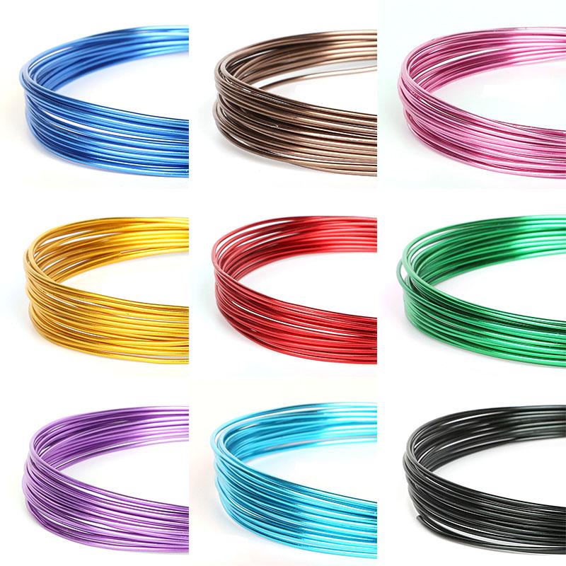 1/1,5/2/2,5 мм алюминиевая проволока для велосипеда DIY мягкие проволочные украшения для рукоделия аксессуары для рукоделия