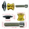 For YAMAHA YZF R6 YZF-R6 YZFR6 All Years 2PCS 6/8/10MM Motorcycle Swing Arm Sliders Spools CNC Swing Arm Stand Screw Paddock