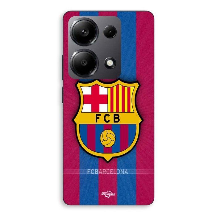 Coque de téléphone - MANIACASE - Xiaomi Redmi Note 13 Pro 4G - Silicone - Souple - FC Barcelona logo