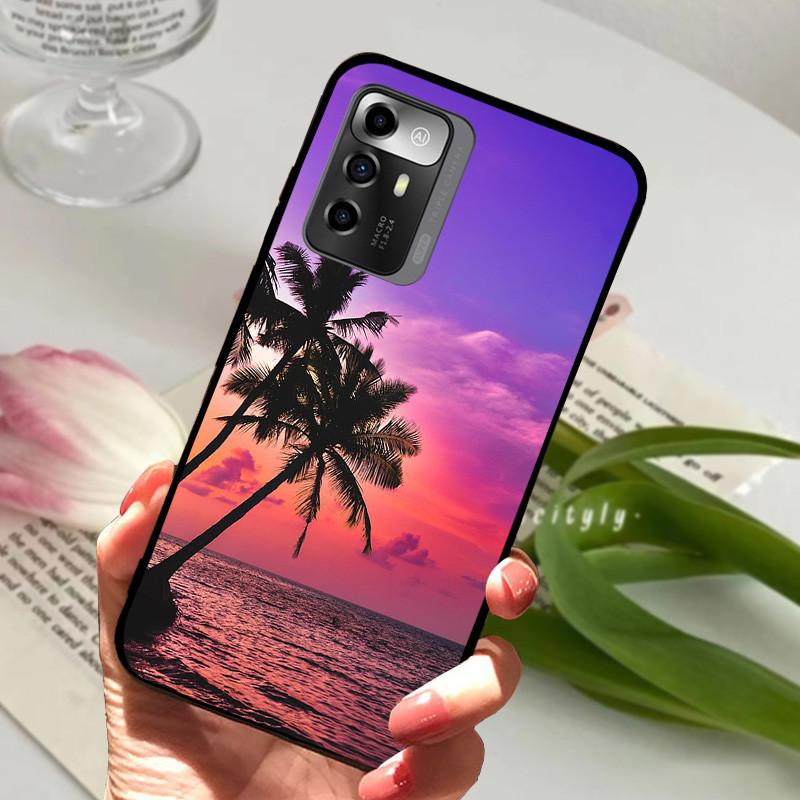 Чехол для ZTE Blade A72 / A 72 5G / A52 Черный Силиконовый Мягкий ТПУ Фунда Чехол для ZTE Blade A72 5G BladeA72 Бампер Защита Fundas