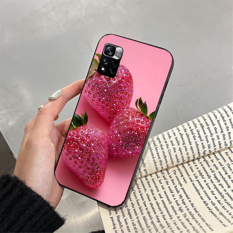 Phone Case For Xiaomi Redmi note 14 Pro 14 13 12 11 10 Pro 14S 12S 11S Redmi 14C 13C 10 Lemon strawberry watermelon