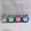 Electroplating Colored Quartz Clock Simple and Fashionable Bell-ringing Children's Desk Super Silent Alarm Clock