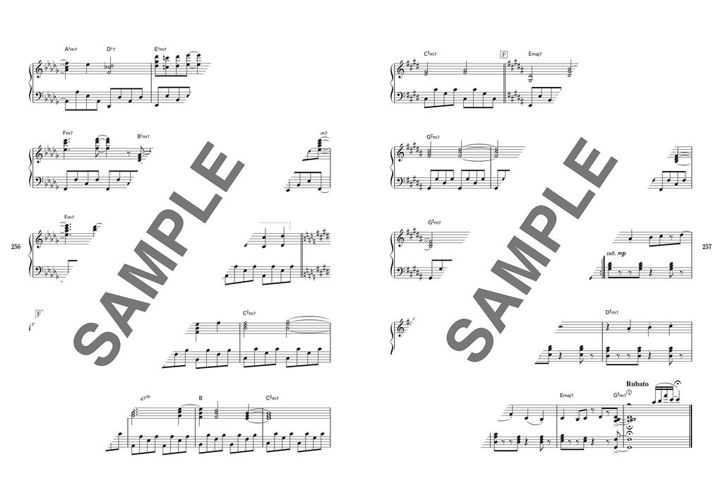 Piano Solo Anime Game Song Masterpieces &