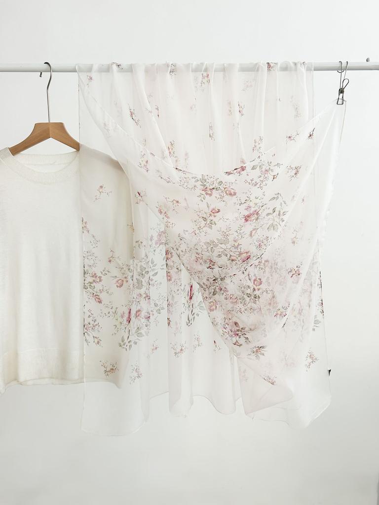 180*135cm Summer Chiffon Silk Scarf Women Outdoor Sunscreen Shawl Soft Bandanna Fashion Luxury Brand Shawl Head Long Hijab Wrap