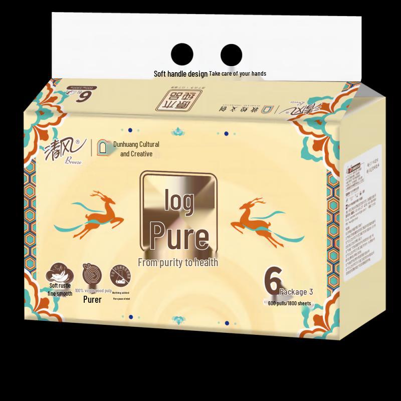 Qingfeng Dunhuang IP Series 3-Ply Facial Tissue