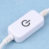 DC 5V Usb Led Inline Touch Dimming Switch 30Cm Кнопка Вкл. Выкл. Удлинительный кабель Шнур Димер Для Одноцветной Светодиодной Ленты