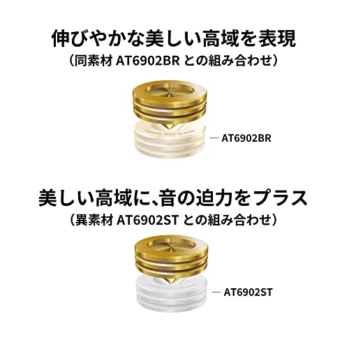 Audio-Technica AT6901BR Шиповые изоляторы, Набор из 6 шт., Латунь, Позолоченные, Основание шипа продается отдельно