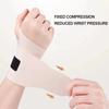 Gobygo 1Pcs Adjustable Breathability Compression Wrist Brace Sprains Carpal Tunnel Pain Ultra-Thin Elastic Wrist Support Unisex