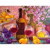 5D Diamond Painting Full Round Landscape Wine And Fruit Snow Embroidery Cross Stitch