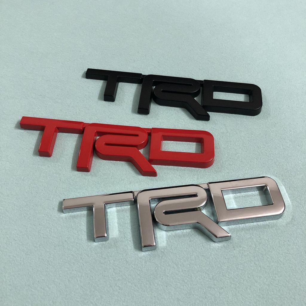 3D Металлическая Наклейка-Логотип TRD для Автомобилей Toyota — Модификация Багажника и Задней Части Кузова