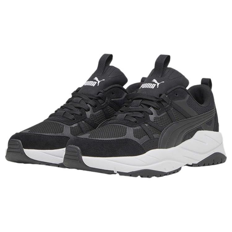 Puma X-Ray Fabric Synthetic Leather Comfortable Versatile Durable Mid-Top Casual Shoes Unisex Casual Shoes Black 392317-03