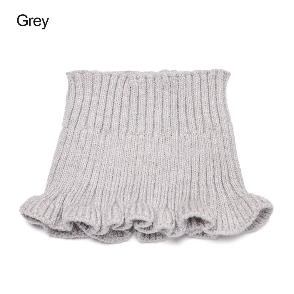 Winter Warm Windproof Detachable Neck Guard Scarf Knitted Fake Collar Turtleneck