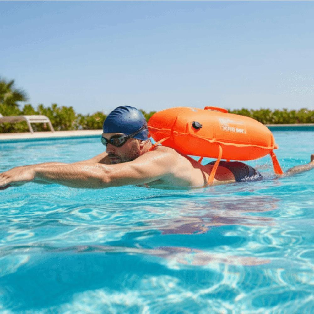Drift Buoy Backpack Swimming Bag Thickened Swimming Buoy Bag Rafting Buoyancy Bag  Camping