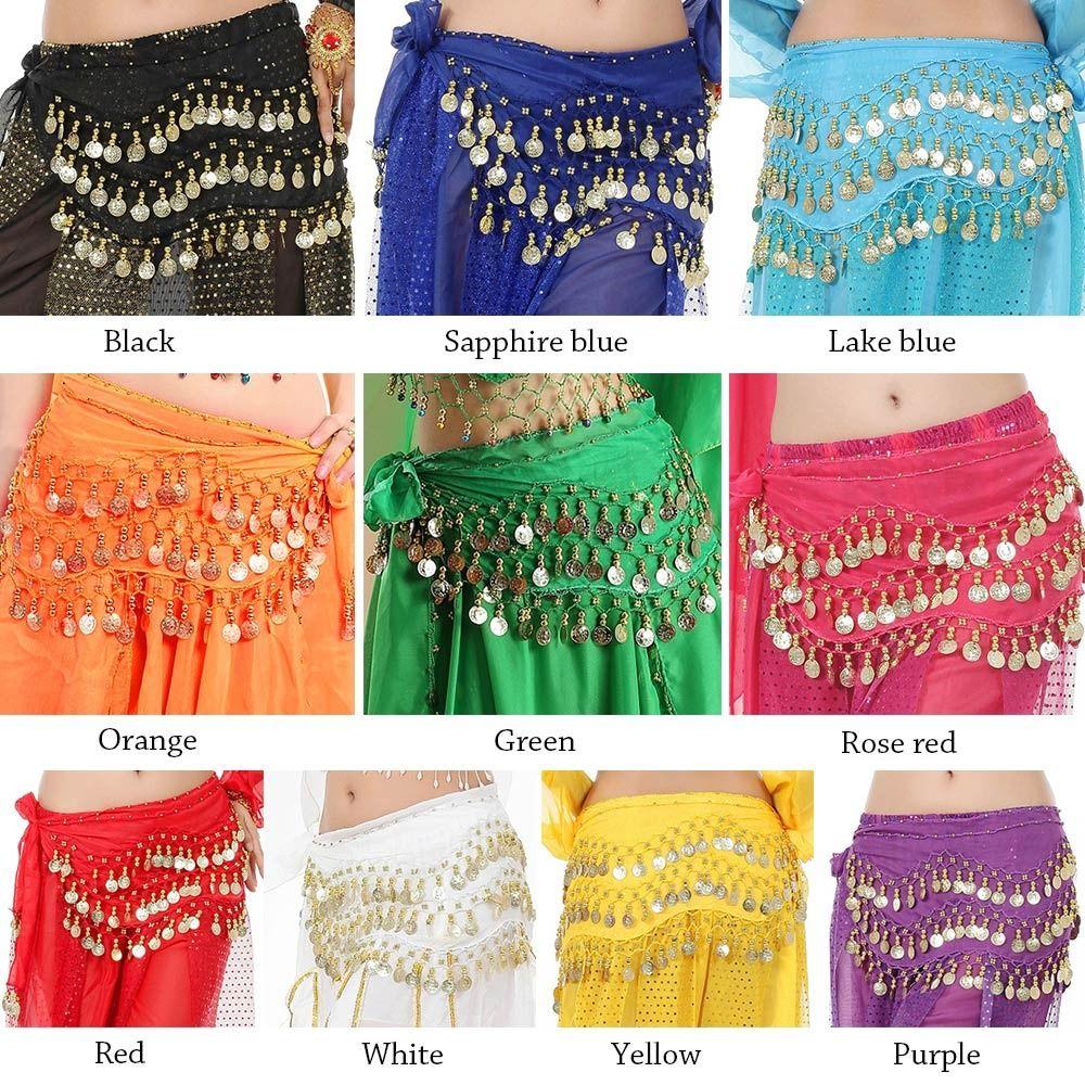 Sexy Tassels Show Costumes Belly Dance Belt Waist Chain Hip Scarf Dancer Skirt