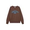 Sportswear Trend Graphic Print Knit Crewneck Sweatshirt Men Tops Brown DX0026-259