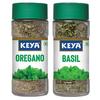 Keya Oregano,Pure Herb Sprinkler 15 г, Базилик 12 г, Упаковка 2