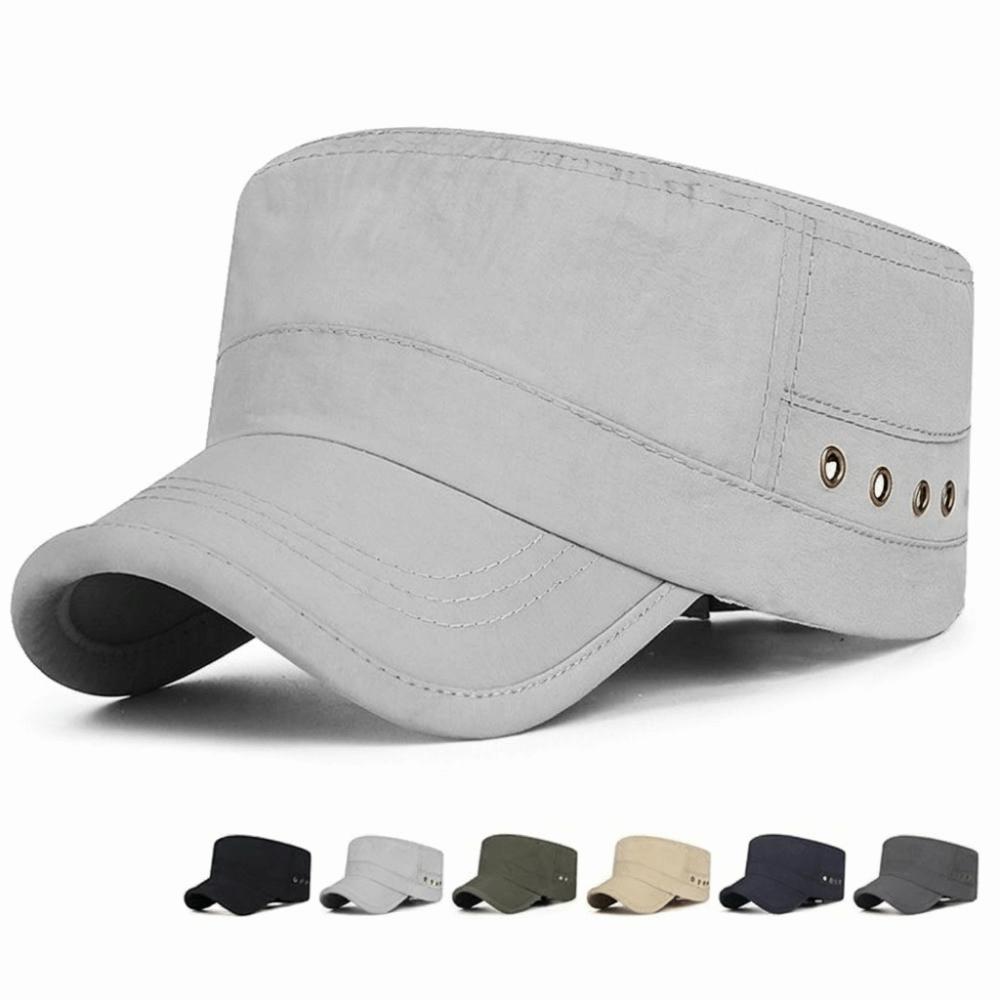 Anti-UV Baseball Cap Breathable Sun Hat Fashion Flat Top Hat Men Women