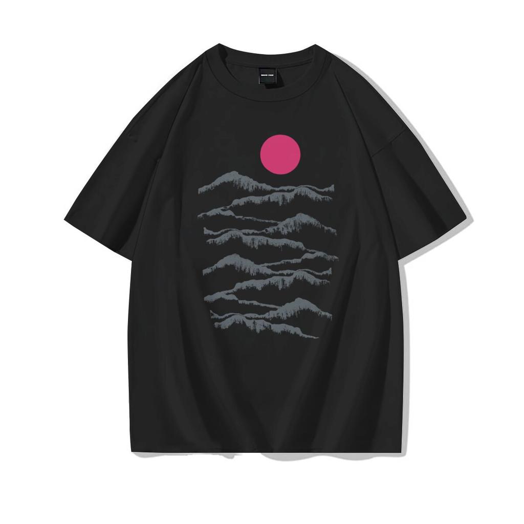 Loose Fit Unisexs Desert Mountain Tshirt Unisexs Clothing Gift Cotton Harajuku Trend Girls Short Sleeve Tee Summer Clothes