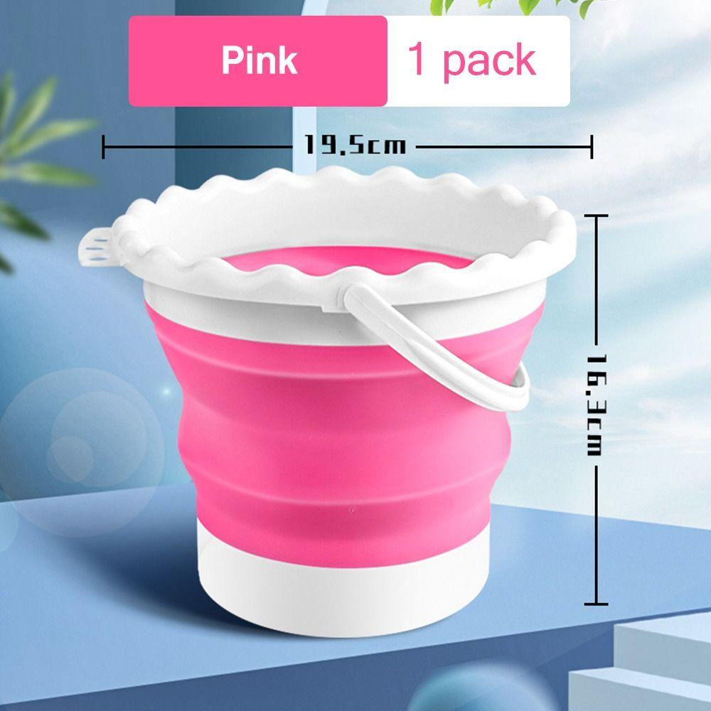 Portable Paint Brush Washing Bucket Silicone Paint Brush Washer Wash Pen Bucket Students